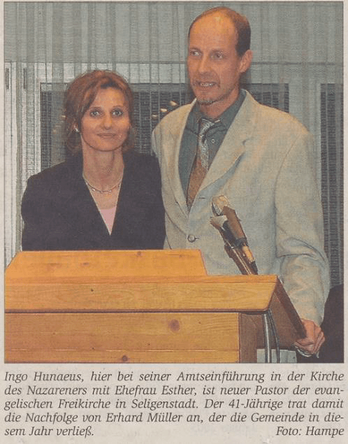 Geschichte der Nazarener - Einstand Ingo Hunaeus